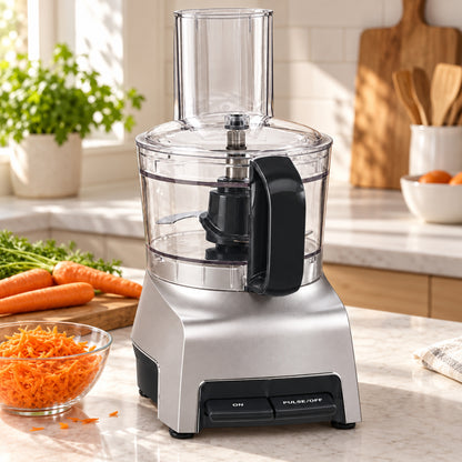 5-Cup Food Processor with Chopping Blade and Shredding Disc